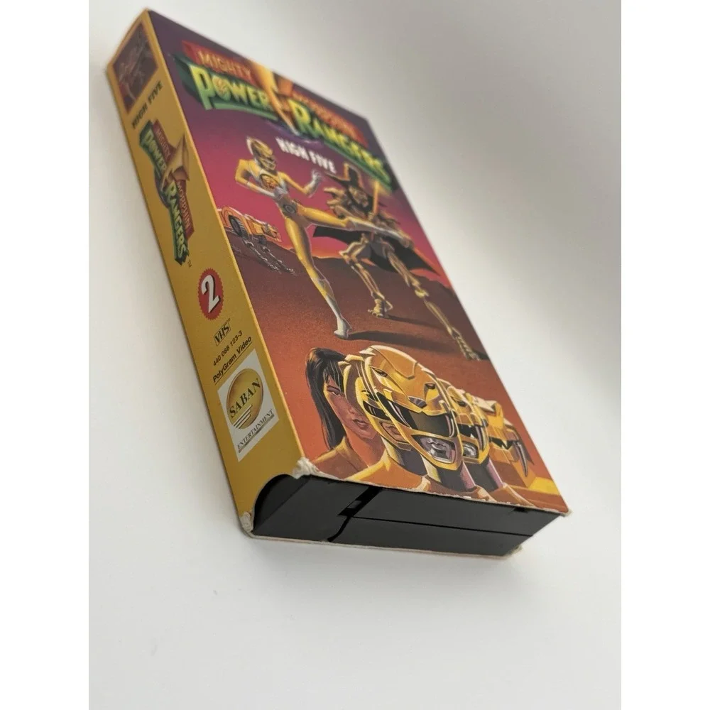 Mighty Morphin Power Rangers‎ - High Five (VHS 1993) - Yellow Ranger